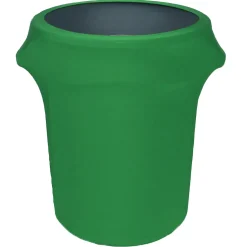 Spandex 32 Gallon Trash Can Cover in Emerald Green