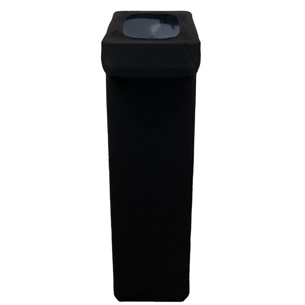Spandex (Slim Jim) 23 Gallon Trash Can Cover in Black