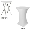 Spandex (30"x42") Highboy Cover in White