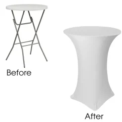 Spandex (30"x42") Highboy Cover in White