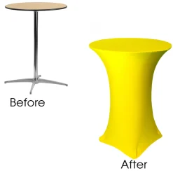 Spandex (30"x42") Highboy Cover in Yellow