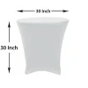 Spandex (30"x30") Lowboy Cover in White