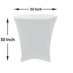 Spandex (30"x30") Lowboy Cover in White
