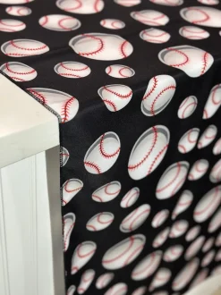 Sports (Poly Print) Table Linen Baseball