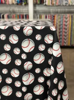 Sports (Poly Print) Table Linen Baseball