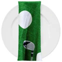 Sports (Poly Print) Table Napkin in Golf