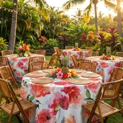 Spring Blossom (Poly Print) Table Linen