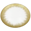 Stardust - Glass Charger Plate in Gold (Item # 0277)