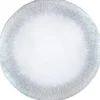 Stardust - Glass Charger Plate in Silver (Item # 0277)