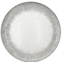 Stardust - Glass Charger Plate in Silver (Item # 0277)