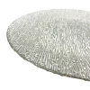 Static - Glass Charger Plate in Silver (Item # 0290)