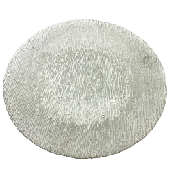 Static - Glass Charger Plate in Silver (Item # 0290)