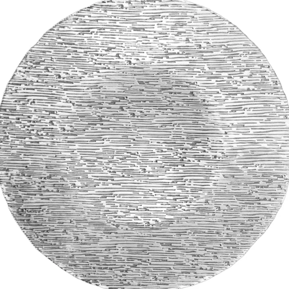 Static - Glass Charger Plate in Silver (Item # 0290)