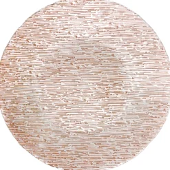 Static - Glass Charger Plate in Rose Gold (Item # 0290)