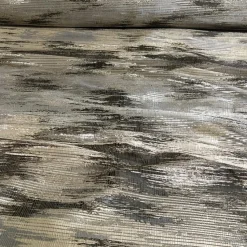 Static Jacquard Table Linen in Black and Silver