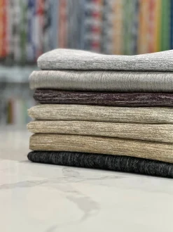 Sterling Jacquard Table Linen in Grey