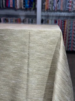 Sterling Jacquard Table Linen in Gold