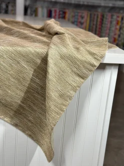 Sterling Jacquard Table Linen in Gold