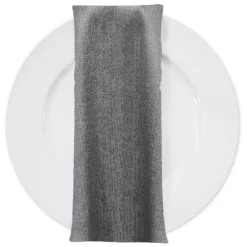 Sterling Jacquard Table Napkin in Grey