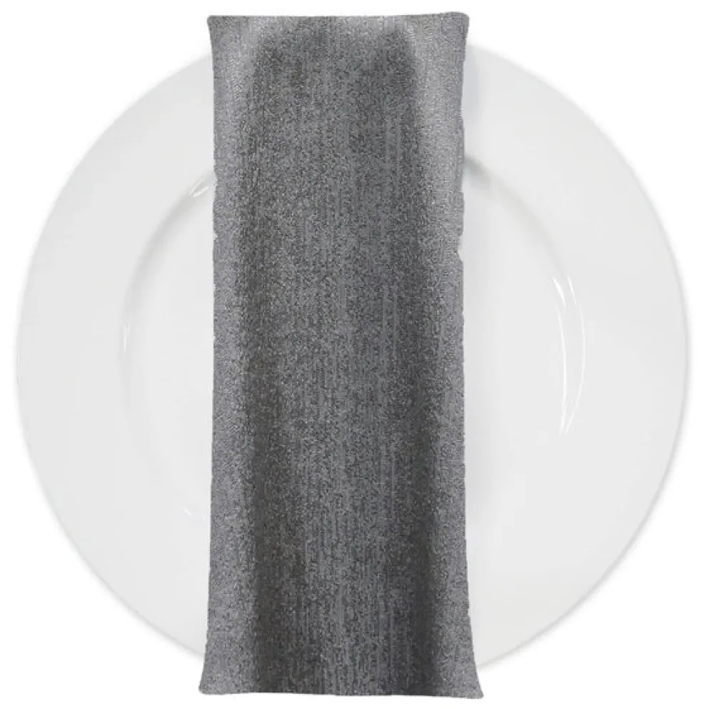 Sterling Jacquard Table Napkin in Grey
