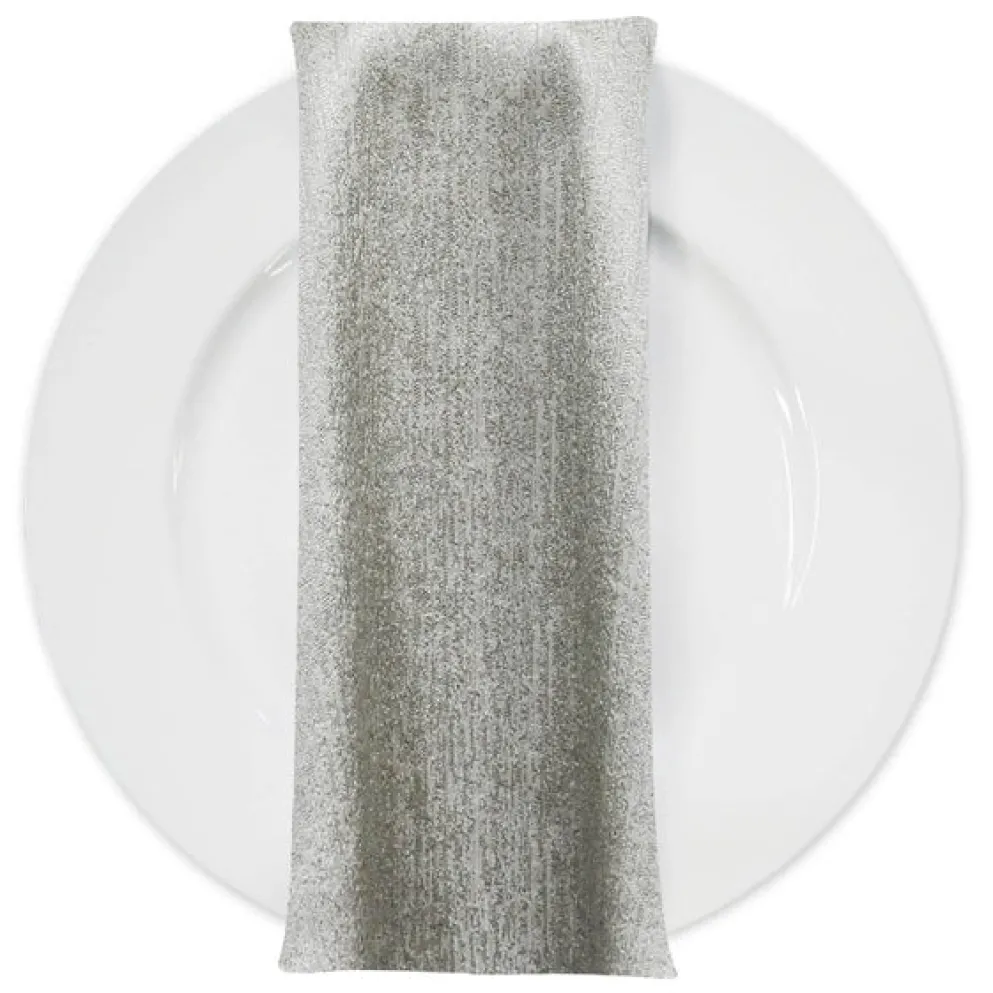 Sterling Jacquard Table Napkin in Ivory