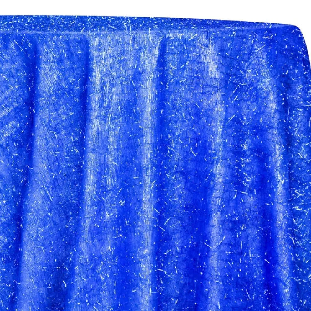 String Metallic Table Linen in Royal
