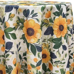 Sunshine Blooms Table Linen