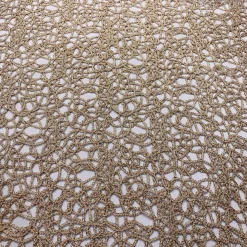 Swirl Chain Lace Table Linen in Champagne