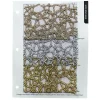 Swirl Chain Lace (w/ Poly Lining) Table Napkin in Gold