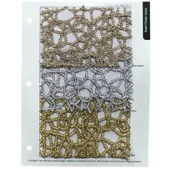 Swirl Chain Lace (w/ Poly Lining) Table Napkin in Gold