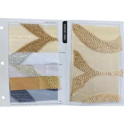 Tabriz Organza Table Linen in Champagne