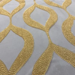 Tabriz Organza Table Linen in Gold
