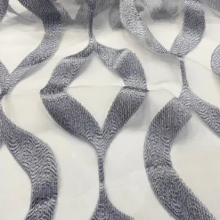Tabriz Organza Table Linen in Silver