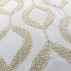 Tabriz Organza Table Runner in Champagne