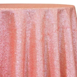 Taffeta Sequins Table Linen in Dusty Rose
