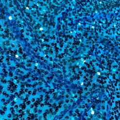 Taffeta Sequins Table Runner in Turquoise