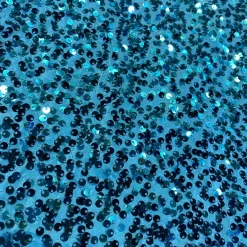 Taffeta Sequins Table Runner in Turquoise