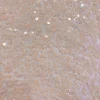 Taffeta Sequins (w/ Poly Lining) Table Napkin in Blush Transparent