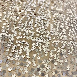 Taffeta Sequins (w/ Poly Lining) Table Napkin in Champagne