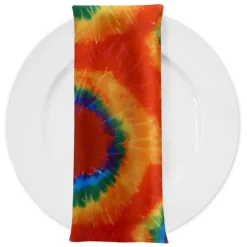Tie-Dye Print (Dupioni) Table Napkin