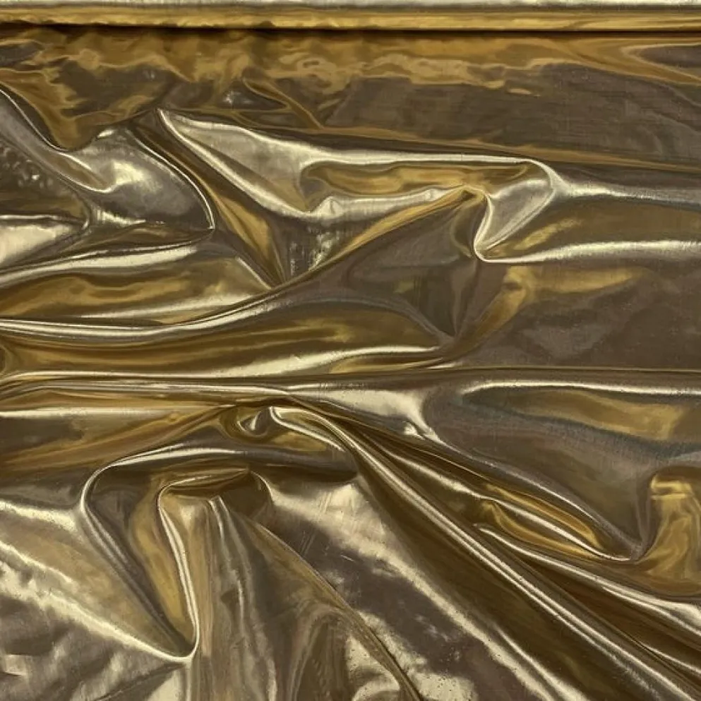 Tissue Lame Table Runner in Gold