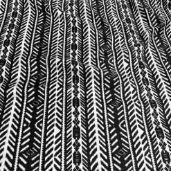 Topaz (Poly Print) Table Napkin in Black / White
