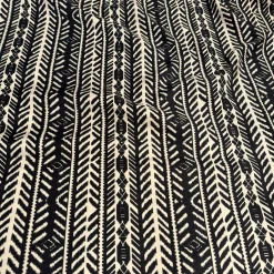 Topaz (Poly Print) Table Napkin in Black / Taupe