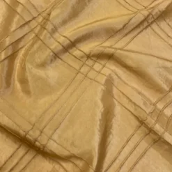 Triple Pleat Pintuck Table Linen in Gold