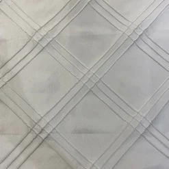 Triple Pleat Pintuck Table Runner in White
