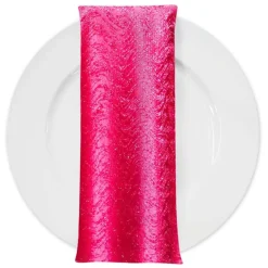 Twinkle Tensil Table Napkin in Fuchsia