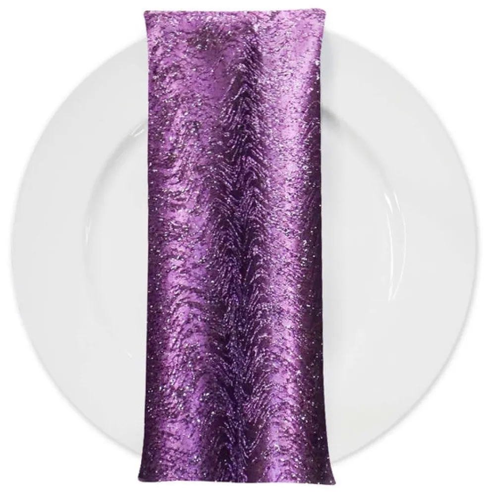 Twinkle Tensil Table Napkin in Plum