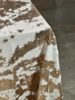 Two-Tone Sequins Table Linen in Champagne and Matte