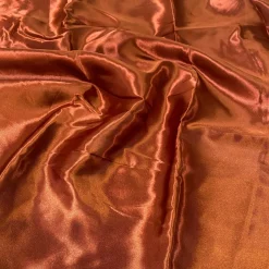 Universal Satin Pillowcase Chair Cover in Rust
