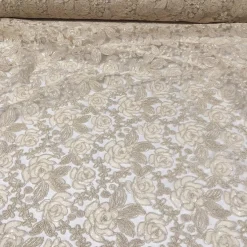 Valentina Lace Table Linen in Ivory